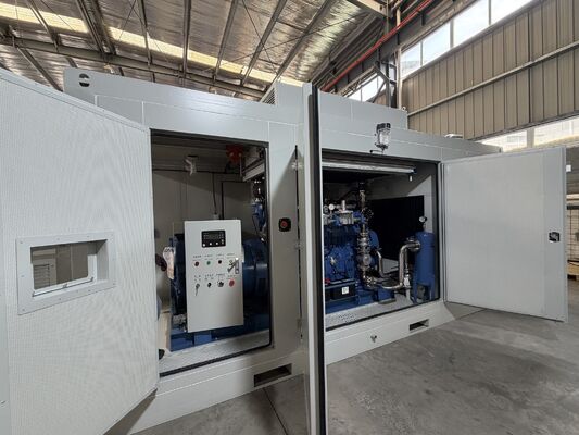 Giá tốt Động cơ Yuchai Kiểm soát mưa Kiểm soát âm thanh Lưu trữ ngoài trời Im 300KW 400KVA 400KW 500KVA khí tự nhiên Genset điện trực tuyến